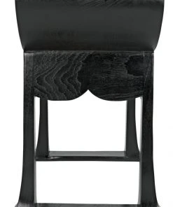 Noir Wey Side Table, Charcoal Black