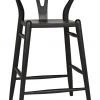 Noir Zola Counter Stool, Charcoal Black Bar & Counter Stools 1 Noir Zola Counter Stool, Charcoal Black Bar & Counter Stools