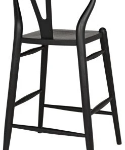 Noir Zola Counter Stool, Charcoal Black Bar & Counter Stools 17 Noir Zola Counter Stool, Charcoal Black Bar & Counter Stools