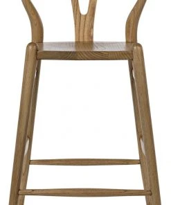 Noir Zola Counter Stool, Natural Bar & Counter Stools