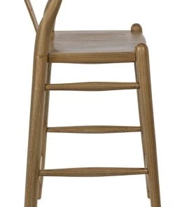 Noir Zola Counter Stool, Natural Bar & Counter Stools