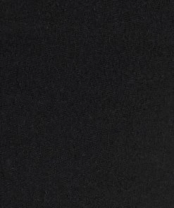 LIVING ROOM Noir Portofino Chaise, Teak With Black Cotton