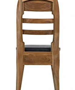 DINING ROOM Noir Laila Chair, Teak With Leather 26 DINING ROOM Noir Laila Chair, Teak With Leather