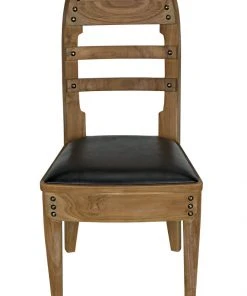 DINING ROOM Noir Laila Chair, Teak With Leather 19 DINING ROOM Noir Laila Chair, Teak With Leather