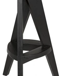 Noir Twist Counter Stool, Charcoal Black 11 Noir Twist Counter Stool, Charcoal Black