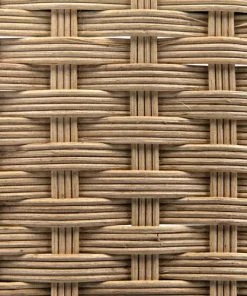 Noir Mona Chair With Rattan Core, Charcoal Black