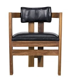 Noir Bates Chair, Teak With Leather LIVING ROOM