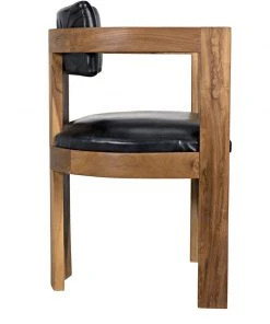 Noir Bates Chair, Teak With Leather LIVING ROOM