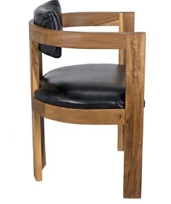 Noir Bates Chair, Teak With Leather LIVING ROOM