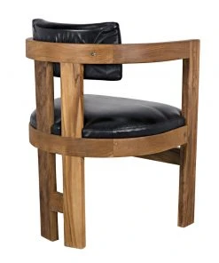 Noir Bates Chair, Teak With Leather LIVING ROOM