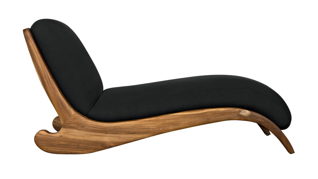 LIVING ROOM Noir Kurosava Lounge, Teak With Black Fabric 13 LIVING ROOM Noir Kurosava Lounge, Teak With Black Fabric