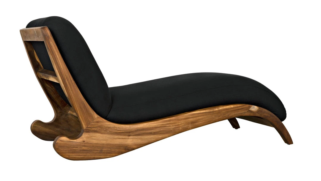 LIVING ROOM Noir Kurosava Lounge, Teak With Black Fabric 14 LIVING ROOM Noir Kurosava Lounge, Teak With Black Fabric