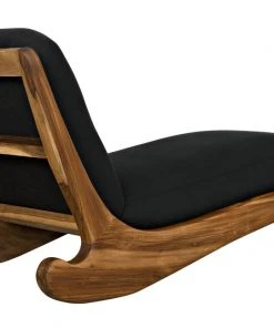 LIVING ROOM Noir Kurosava Lounge, Teak With Black Fabric 28 LIVING ROOM Noir Kurosava Lounge, Teak With Black Fabric