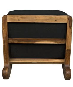 LIVING ROOM Noir Kurosava Lounge, Teak With Black Fabric 29 LIVING ROOM Noir Kurosava Lounge, Teak With Black Fabric