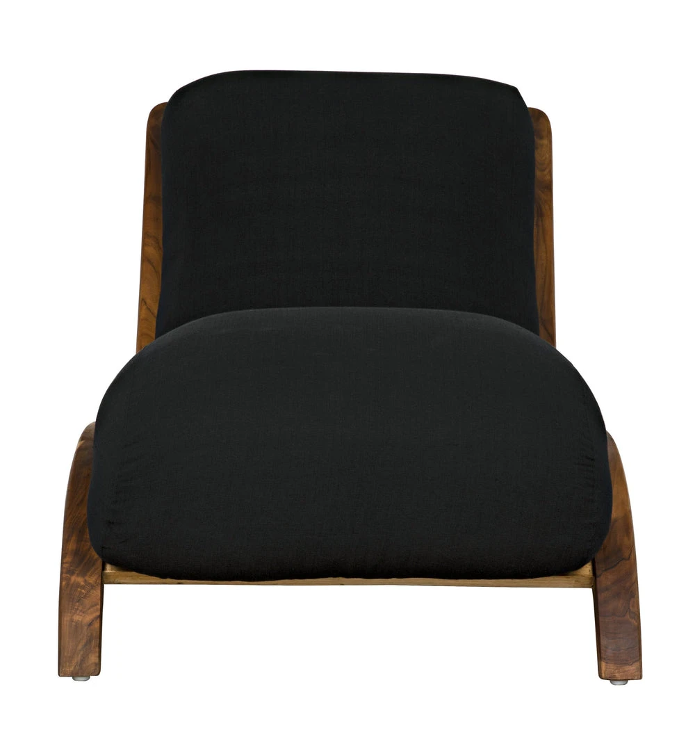 LIVING ROOM Noir Kurosava Lounge, Teak With Black Fabric 6 LIVING ROOM Noir Kurosava Lounge, Teak With Black Fabric