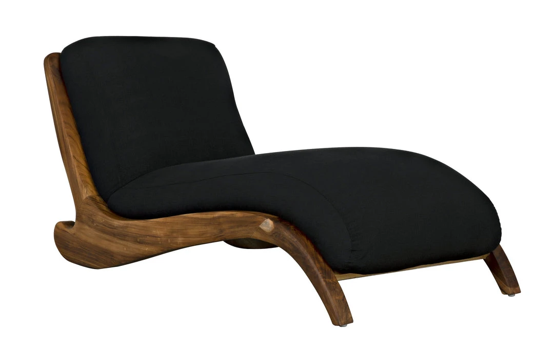 LIVING ROOM Noir Kurosava Lounge, Teak With Black Fabric 3 LIVING ROOM Noir Kurosava Lounge, Teak With Black Fabric