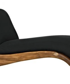 LIVING ROOM Noir Kurosava Lounge, Teak With Black Fabric 24 LIVING ROOM Noir Kurosava Lounge, Teak With Black Fabric