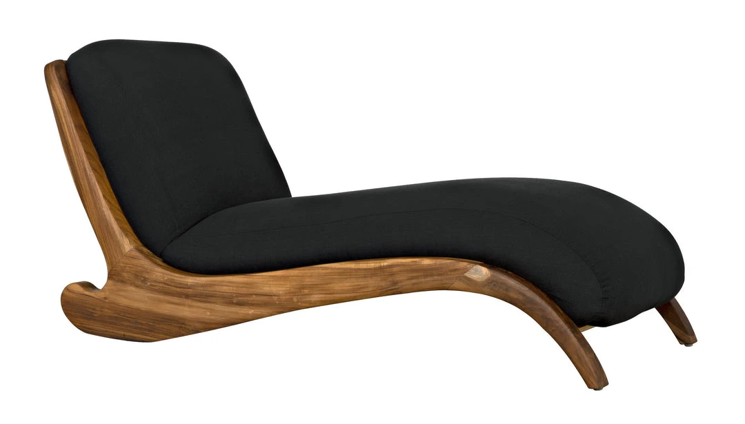 LIVING ROOM Noir Kurosava Lounge, Teak With Black Fabric 11 LIVING ROOM Noir Kurosava Lounge, Teak With Black Fabric