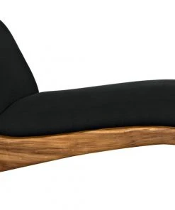 LIVING ROOM Noir Kurosava Lounge, Teak With Black Fabric 25 LIVING ROOM Noir Kurosava Lounge, Teak With Black Fabric