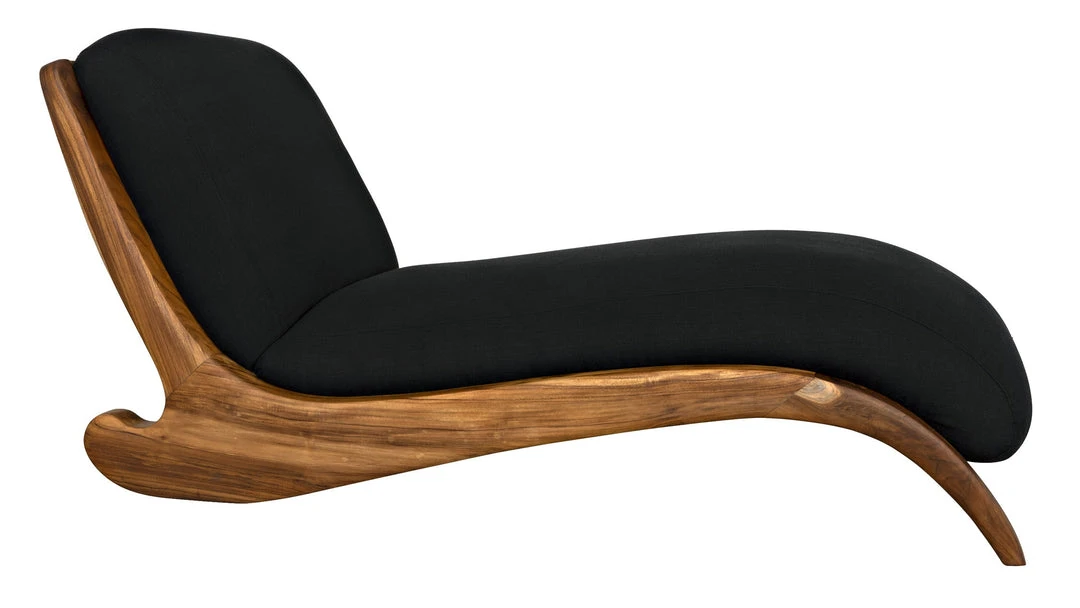 LIVING ROOM Noir Kurosava Lounge, Teak With Black Fabric 12 LIVING ROOM Noir Kurosava Lounge, Teak With Black Fabric