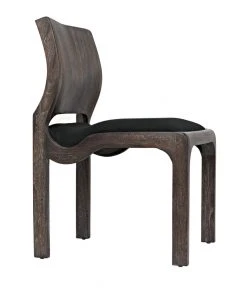 Noir Pretoria Chair, Mindi, Sombre Finish