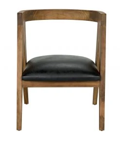 Noir Nominee Chair, Teak With Leather
