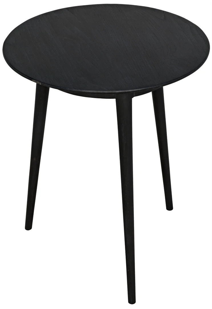 Noir Tripod Side Table, Charcoal Black Side & End Tables 5 Noir Tripod Side Table, Charcoal Black Side & End Tables