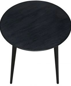 Noir Tripod Side Table, Charcoal Black Side & End Tables 10 Noir Tripod Side Table, Charcoal Black Side & End Tables