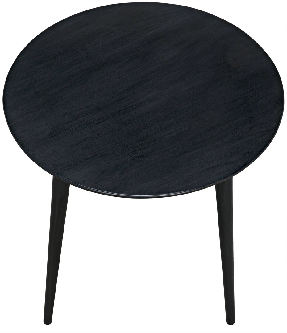 Noir Tripod Side Table, Charcoal Black Side & End Tables 6 Noir Tripod Side Table, Charcoal Black Side & End Tables