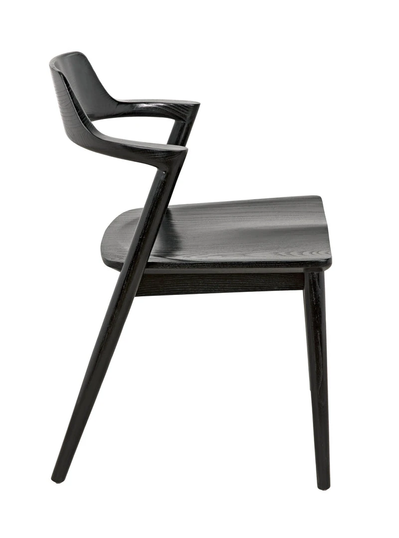 Noir Sora Chair, Charcoal Black 13 Noir Sora Chair, Charcoal Black
