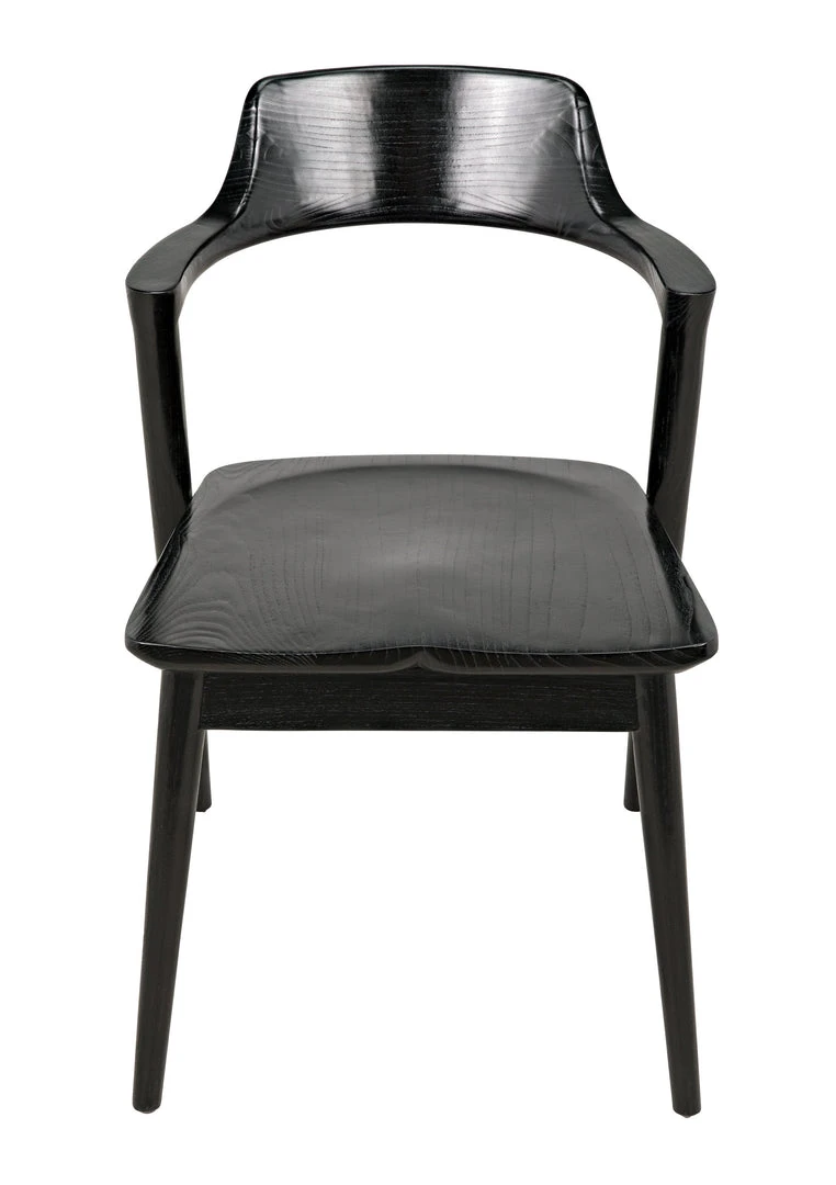 Noir Sora Chair, Charcoal Black 6 Noir Sora Chair, Charcoal Black