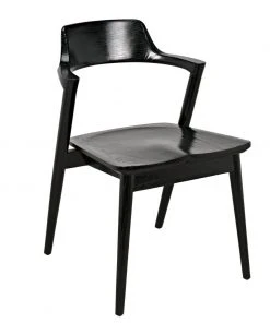 Noir Sora Chair, Charcoal Black