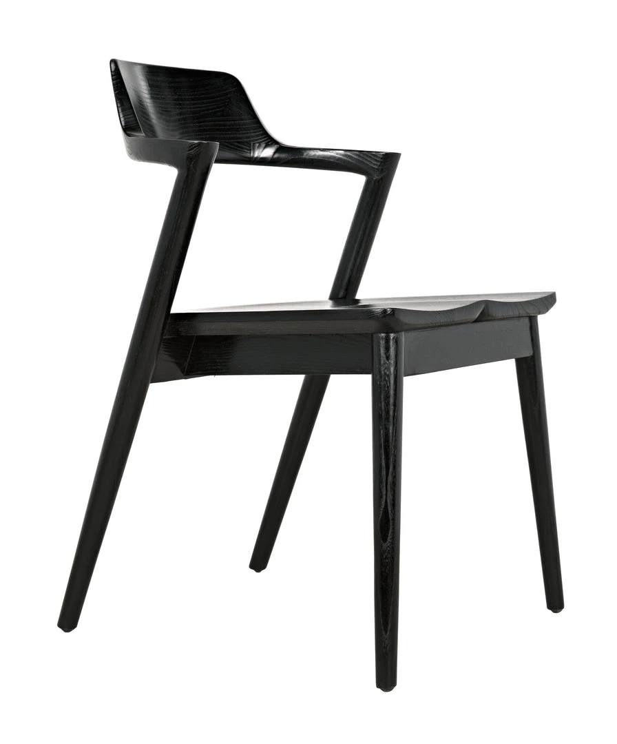 Noir Sora Chair, Charcoal Black 8 Noir Sora Chair, Charcoal Black