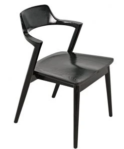 Noir Sora Chair, Charcoal Black 22 Noir Sora Chair, Charcoal Black