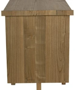 Noir Kennedy Desk, Natural HOME OFFICE