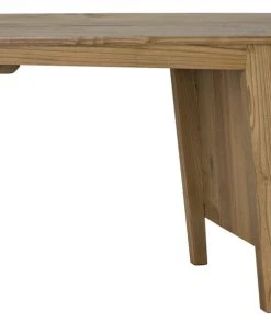 Noir Kennedy Desk, Natural HOME OFFICE