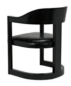 Noir Mccormick Chair, Charcoal Black LIVING ROOM