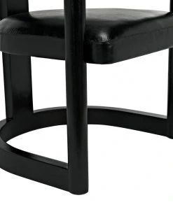 Noir Mccormick Chair, Charcoal Black LIVING ROOM