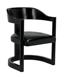 Noir Mccormick Chair, Charcoal Black LIVING ROOM