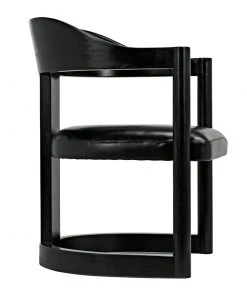 Noir Mccormick Chair, Charcoal Black LIVING ROOM