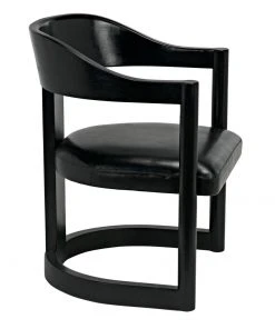 Noir Mccormick Chair, Charcoal Black LIVING ROOM