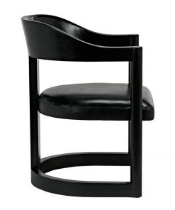Noir Mccormick Chair, Charcoal Black LIVING ROOM