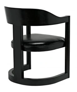 Noir Mccormick Chair, Charcoal Black LIVING ROOM