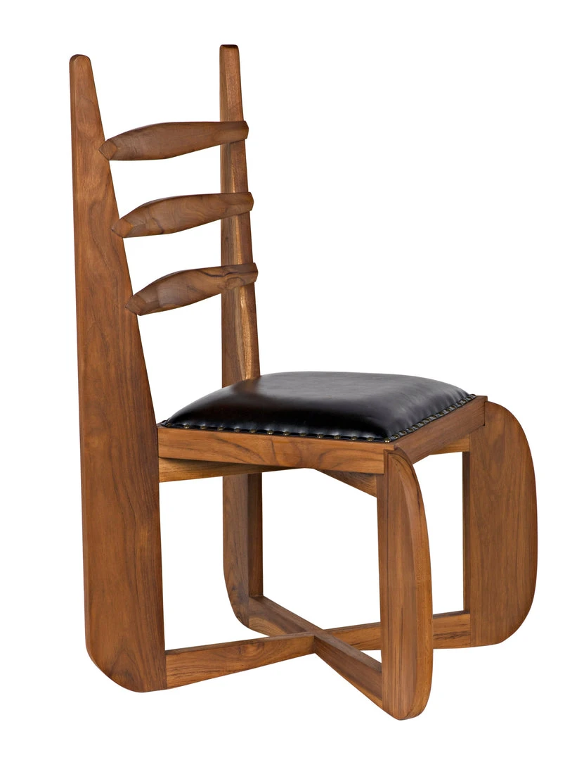 LIVING ROOM Noir Titus Chair, Teak 8 LIVING ROOM Noir Titus Chair, Teak