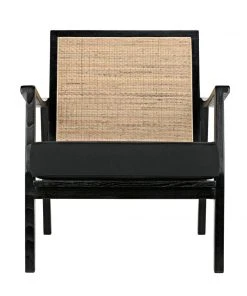 Noir Lichtenstein Chair, Charcoal Black LIVING ROOM