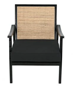 Noir Lichtenstein Chair, Charcoal Black LIVING ROOM