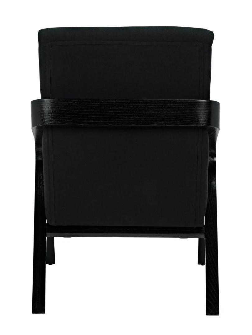 Noir Lamar Chair, Charcoal Black 13 Noir Lamar Chair, Charcoal Black