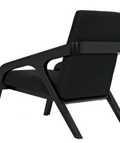 Noir Lamar Chair, Charcoal Black 25 Noir Lamar Chair, Charcoal Black