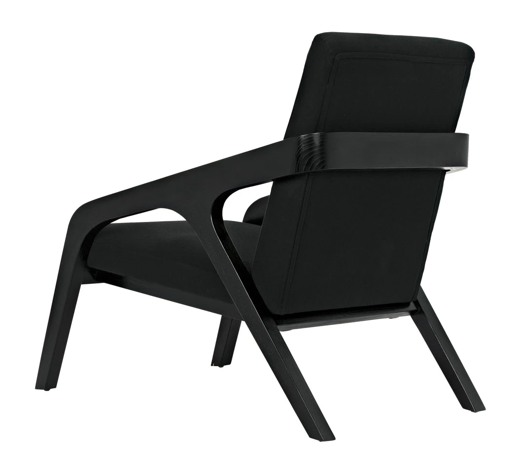 Noir Lamar Chair, Charcoal Black 14 Noir Lamar Chair, Charcoal Black