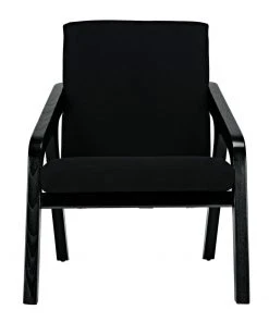 Noir Lamar Chair, Charcoal Black 16 Noir Lamar Chair, Charcoal Black